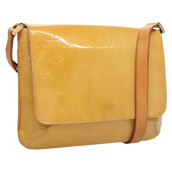 LOUIS VUITTON Monogram Vernis Thompson Street Bag Beige M91301 LV Auth ep8835 - Picture 1 of 16